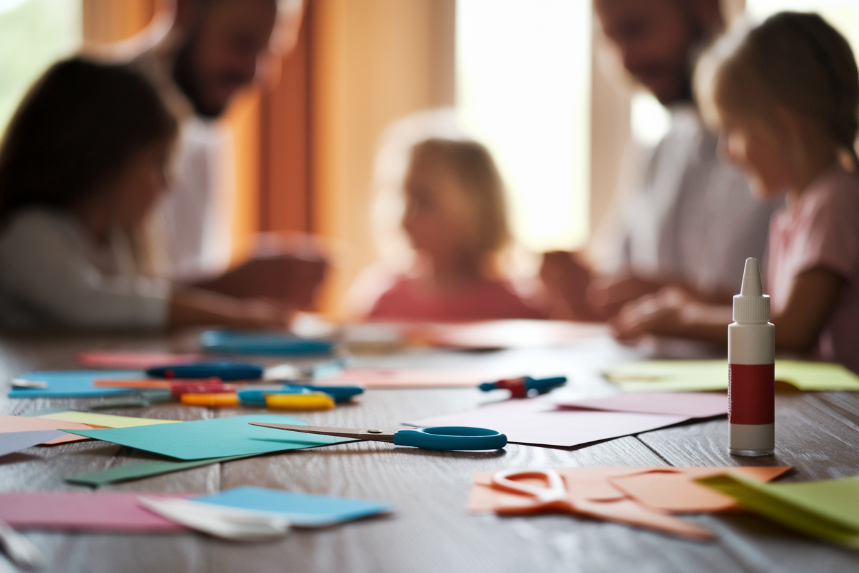 Comment impliquer les enfants dans des projets de bricolage à la maison ?